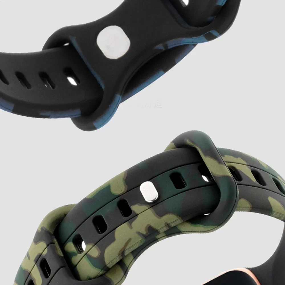 Camouflage Silicone Watch Strap Bracelet