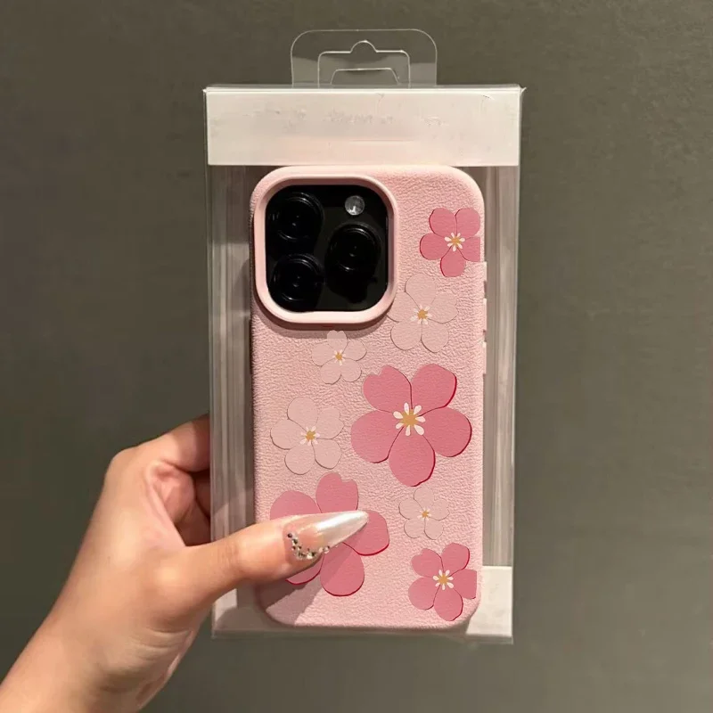 Retro Floral Soft Phone Case - Vibrant Vintage Flower Design Cover