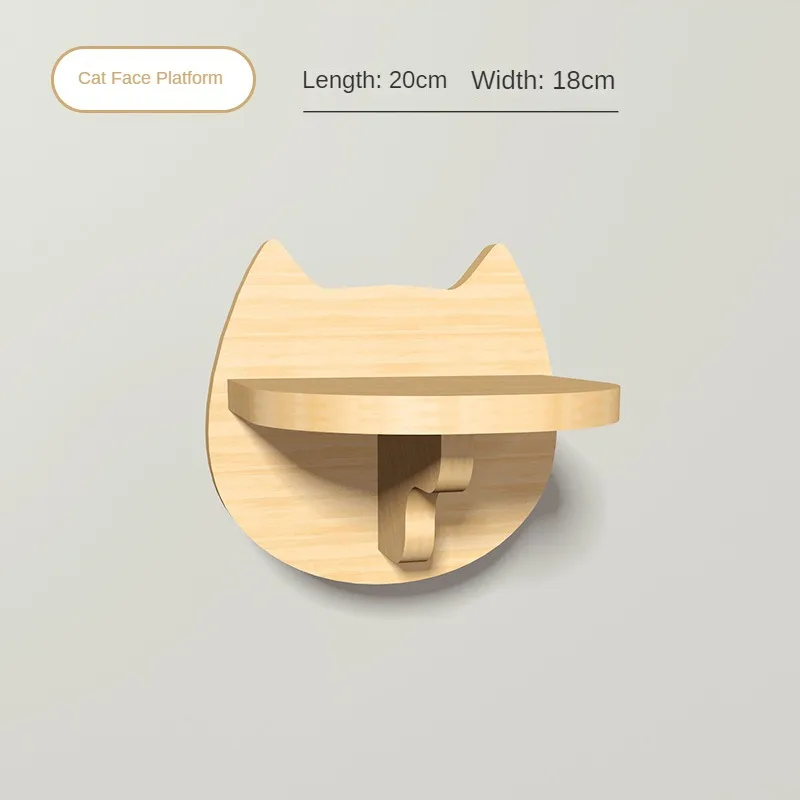 thumbnail image 1 of Marco de escalada de madera maciza para gatos Plataforma de salto para gatos Tabla de escalada de pared para gatos Marco de escalada para gatos montado en la pared Juguete popular para gatos, 1 of 5