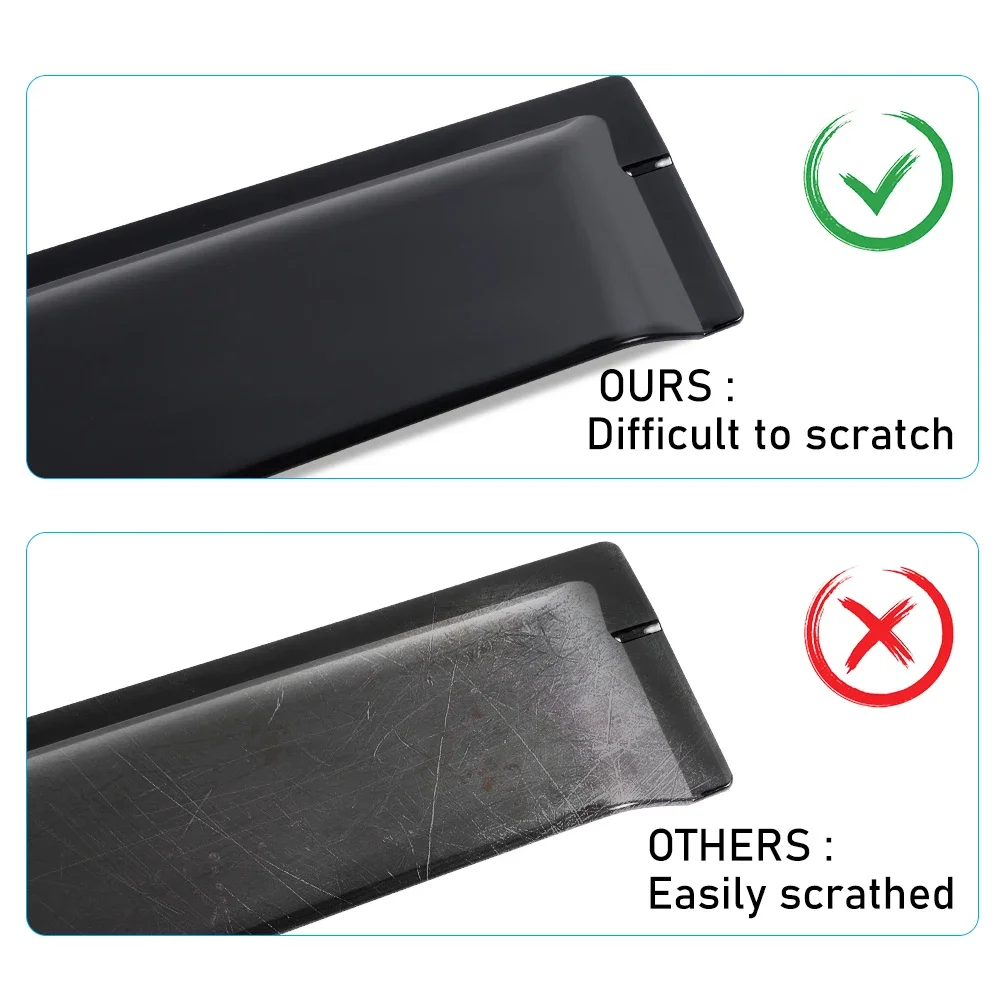 4pcs /Set Sun Rain Guard Window Visor Weathershield FOR ISUZU DMAX 2012- Window Deflector Double Cabin Car Sun Rain Guard