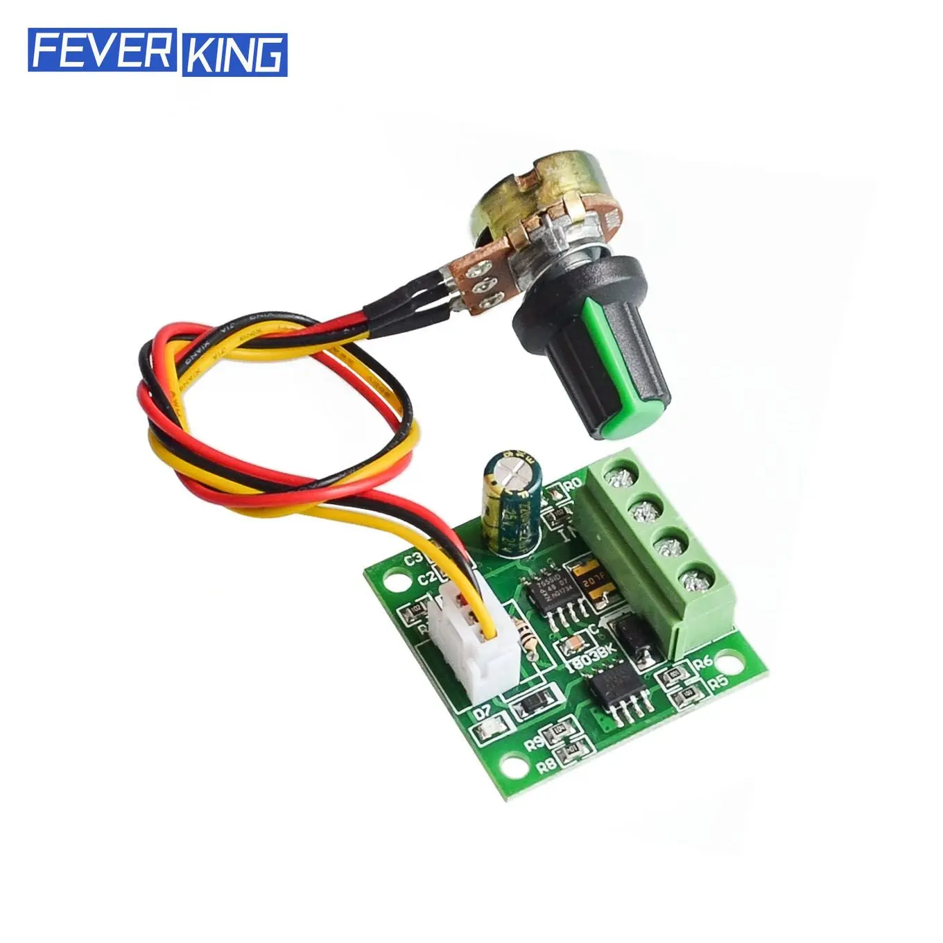 

1.8V 3/5/6/12 V 2A PWM DC Motor Speed Control Potentiometer Switch
