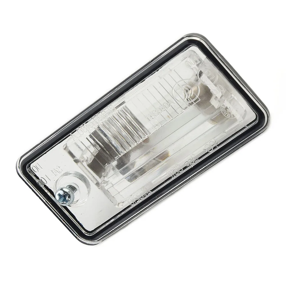 2pcs 7x3.2x2.7cm Left Right Number License Plate Light For-Audi A3 S3 A4 S4 A6 S6 A8 Auto Lamp Clear 8E0 807 430A 8E0 807 430B