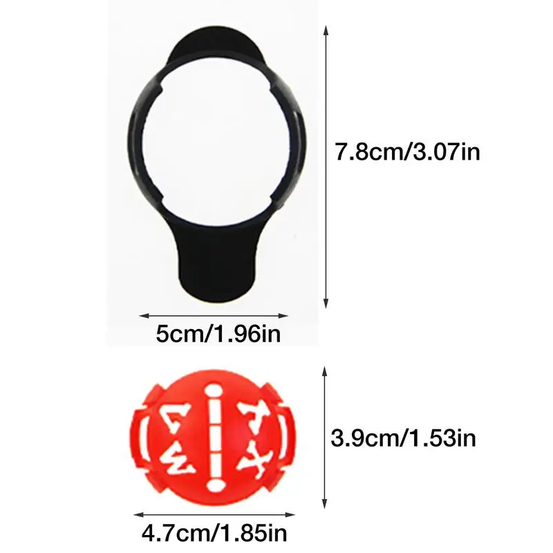 6Pcs/Set Golf Ball Lines Liner Marker Template Drawing Alignment Marks Sign Tool Durable And Reusable Golf Scriber Accessories