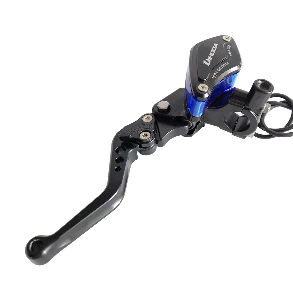 7/8 Handlebar Levers Motorcycle Hydraulic Clutch & Brake Lever Set - 7/8" Handlebar Master Cylinder In Purple Brake Clutch Lever Set - Foto 4