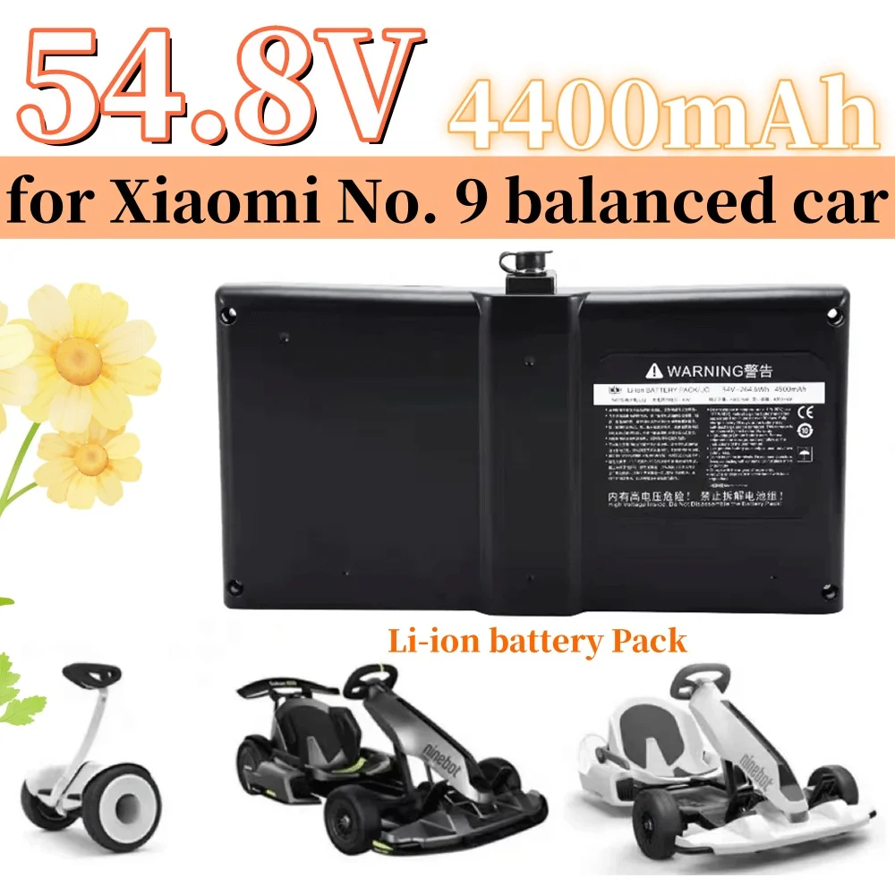 

For Xiaomi Mini No. 9 Balanced Car Battery 54.8v 4400mah 4-pin Electric Balanced Lithium Battery Accessories