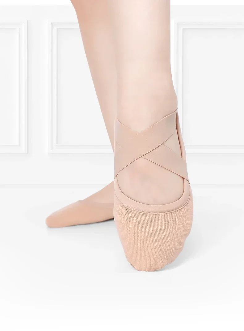 Frau Ballett Schuhe Gymnastik Wohnungen Schuhe Kinder Tanzen Hausschuhe Mädchen Elastische Weiche Tanz Schuhe Frauen Ballett Hausschuhe – Detail 11