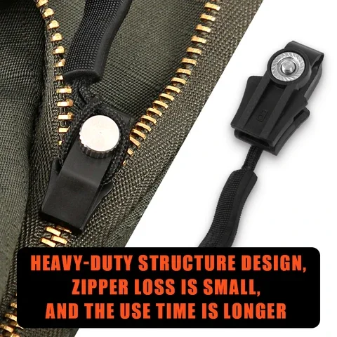 

Adjustable 6PCS/Set Instant Fix Zipper Repair Kit Universal Replacement Zip Slider Teeth New Design Zippers Sew