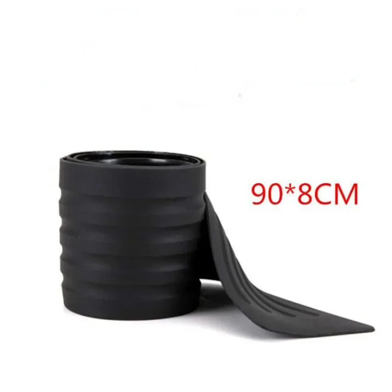 Car Trunk Door Guard Strip Universal Car Trunk Door Guard Strips Sill Plate Protector Rear Bumper Guard Rubber Mouldings Pad Trim Cover Strip Car Styling