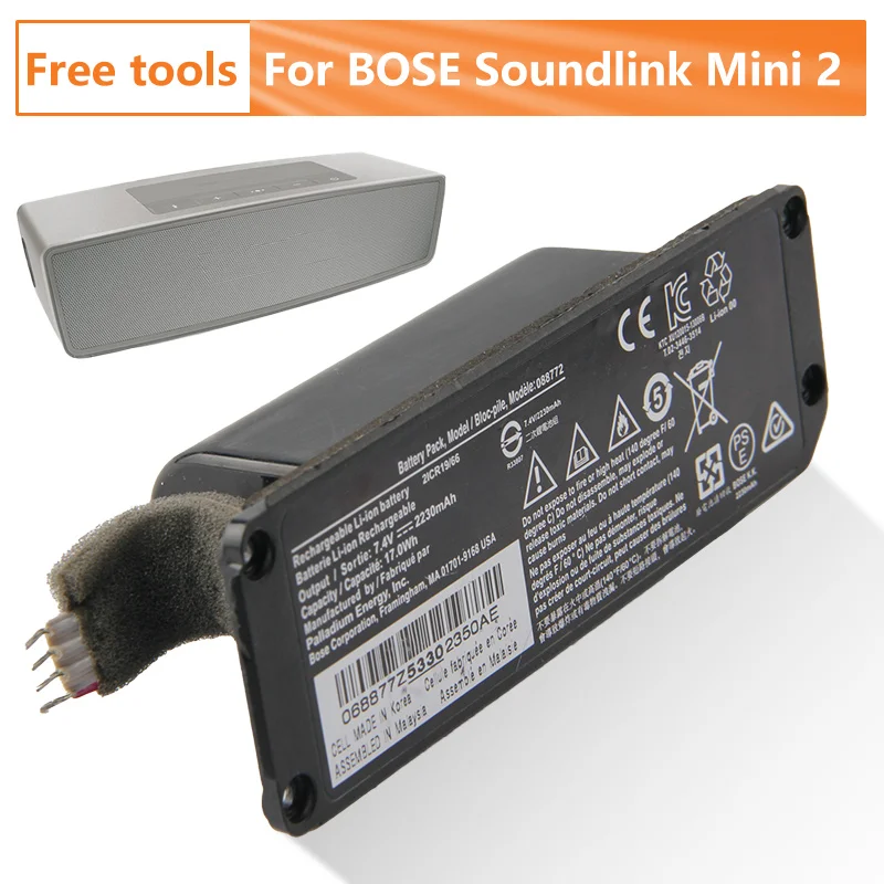 Batterie de remplacement pour BOSE Soundlink Mini 2 II, 088789, 088796,  088772, avec outils gratuits, 2230mAh