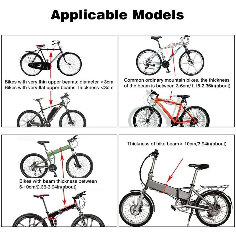 Bicycle Front Seat Child Bike Seat Front Mount Mountain Bike with Footrests Size 3-6CM