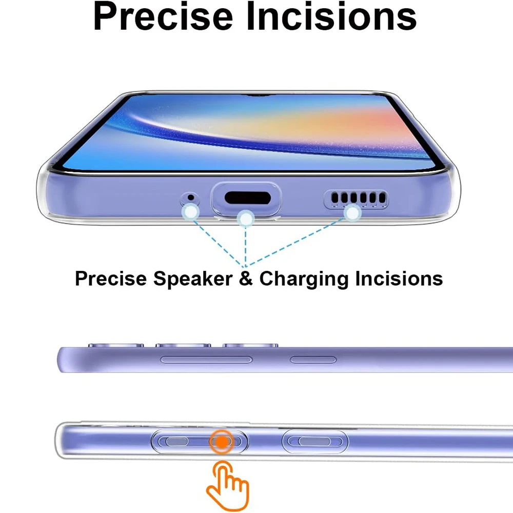 Premium Clear Ultra-Thin Silicone Soft Case - Luxury Protective Cover