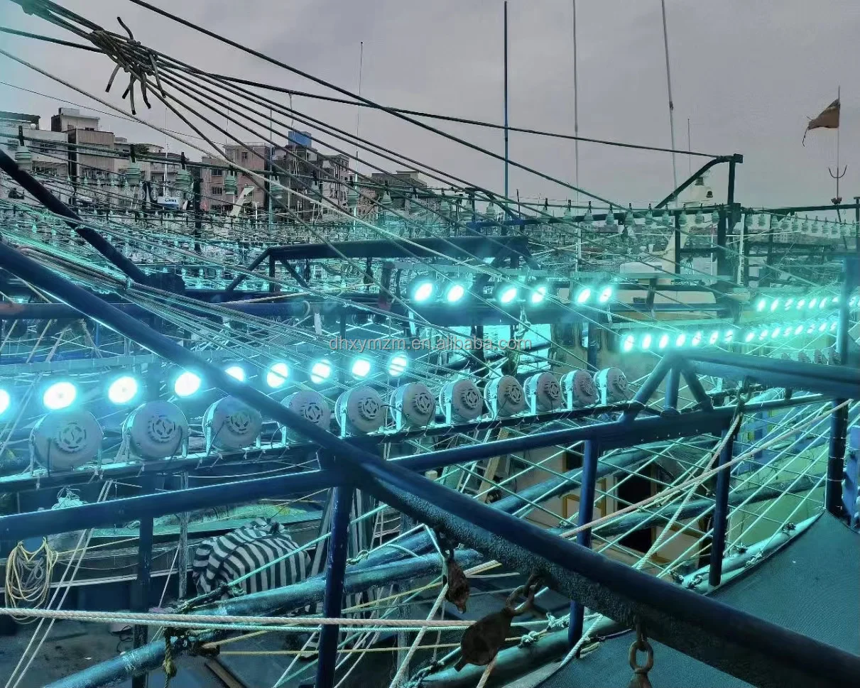 Description Picture 4 of itemled fishing light 800w1000w1200w On Water Fishing Lights Ship Lamp Squid Attracts Lights