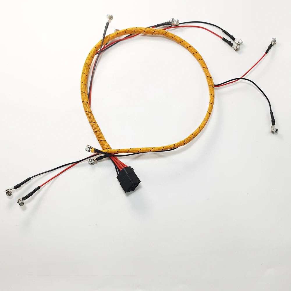 For 3054893 E320D E323D Excavator C6.4 Engine Fuel injector harness for Carter