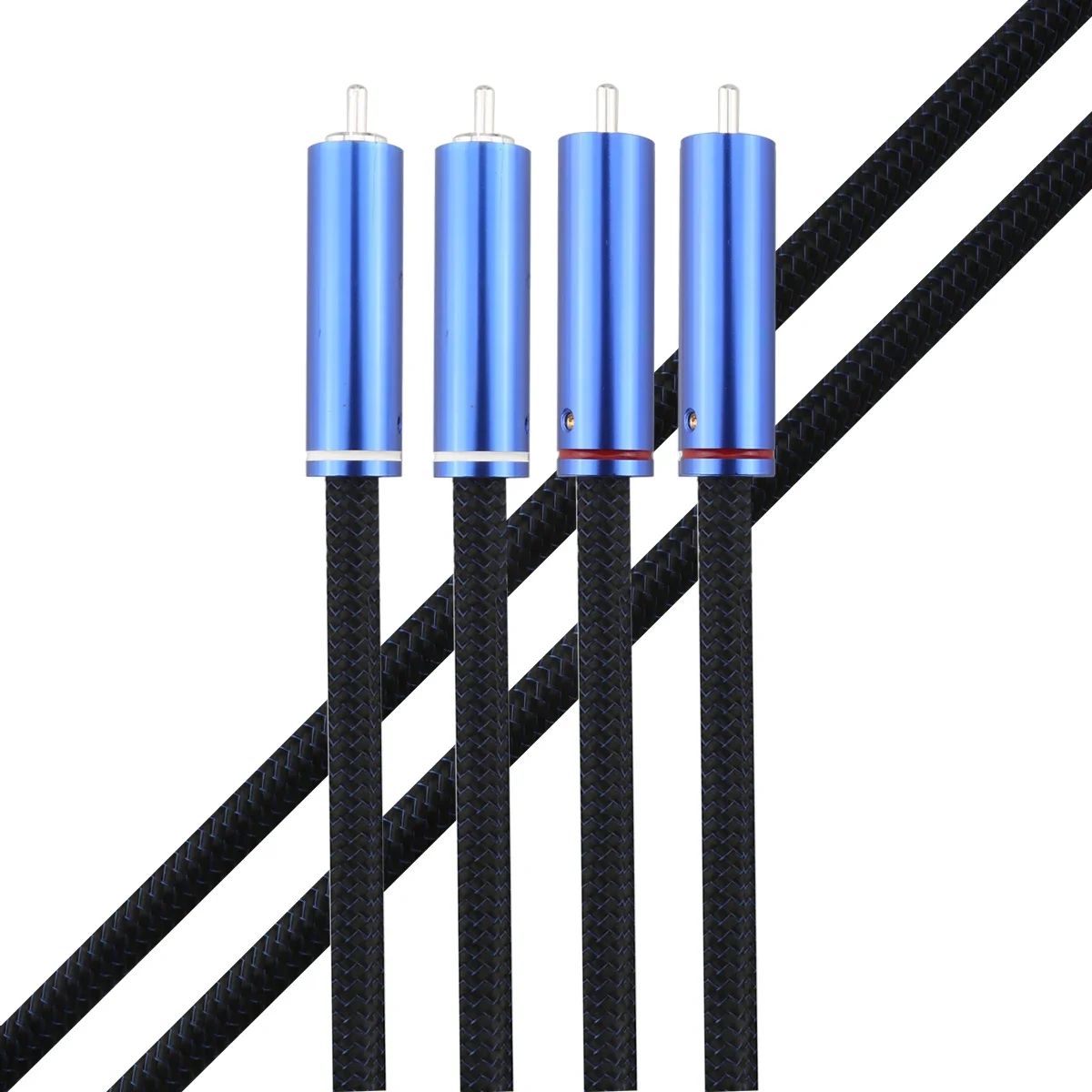 Audiocrast Ar1901 Cavo Rca 2Rca Maschio A 2Rca Maschio Sistema Hifi Adattatore Convertitore Subwoofer Con Cavo Hifi Rca Diametro 8Mm