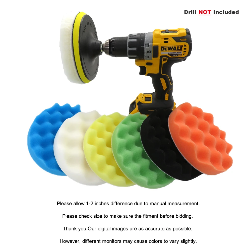 9Pcs 3Inch75MM Car Polishing Pads Kit Clean Sponge Waxing ing Pad M10 Thread Wool Ball Auto Backer Pad Car Repair Care car polishing pad,car polish pad,car polishing sponge,wool polishing pad,polishing sponge set,polishing wheel kit,wool polishing head