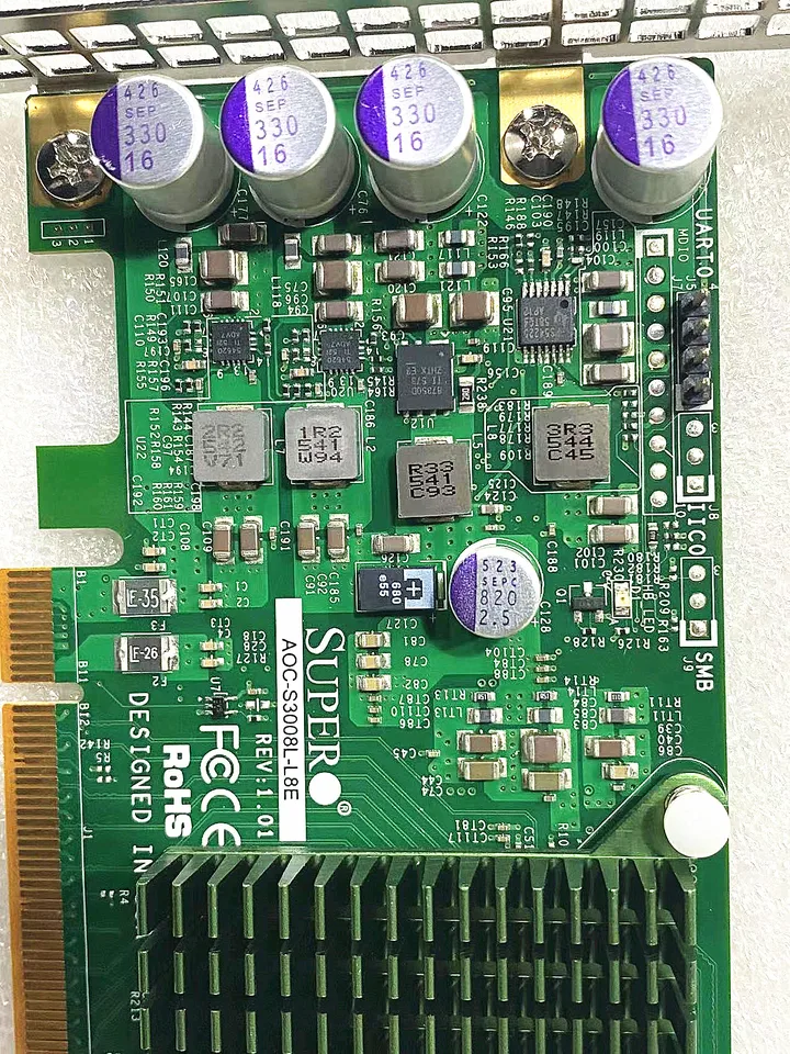 Supermicro AOC S3008L L8E IB001 SAS3 12Gbps 8 Port Internal PCI E 3.0 - Foto 2