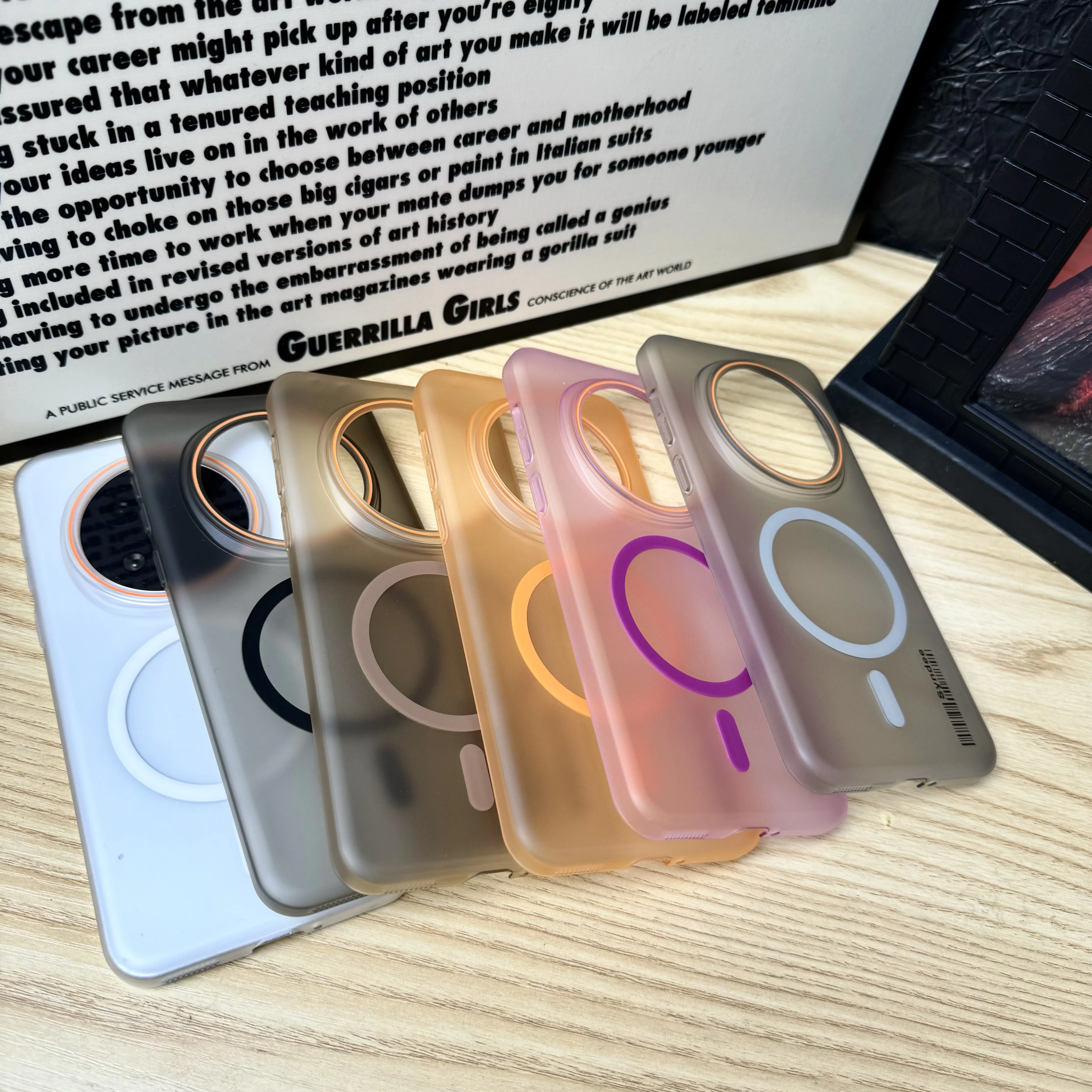 Magnetic Magsafe Matte Clear Candy Phone Case