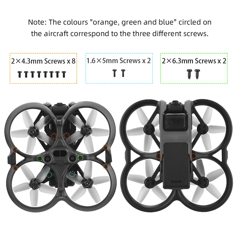 Drone DJI Avata avec anneau anti-collision noir, manchon protection hélices assurant sécurité et légèreté