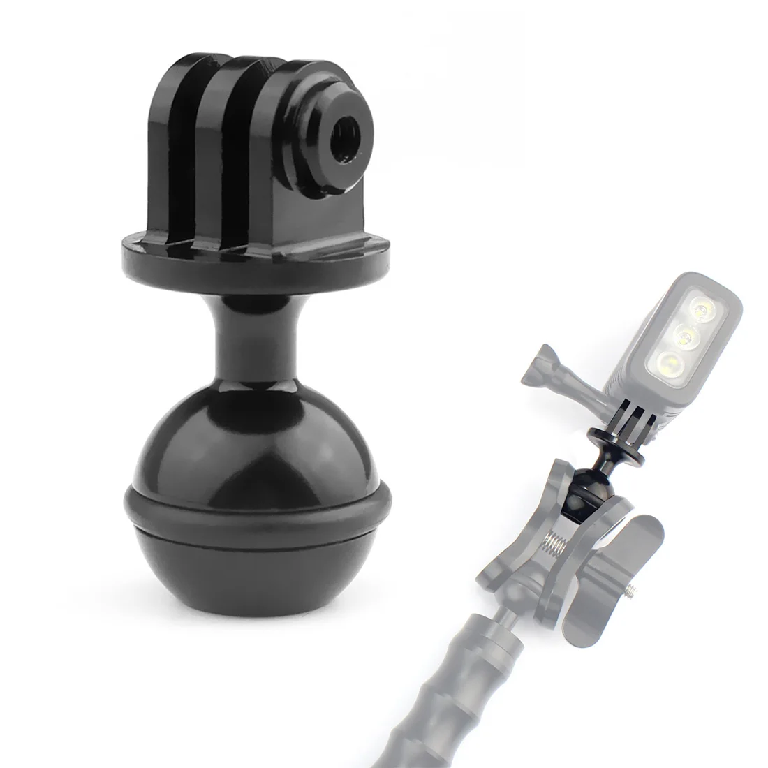 BGNing Camera Ball Head Base Adapter Fixed for Underwater Housing Camera Tray Ha