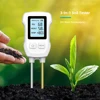 Digital PH Soil Meter 3 in 1 Garden Soil Acidity Temperature Moisture Tester Detector Dual Pin Soil Monitor for Farm Flower 5