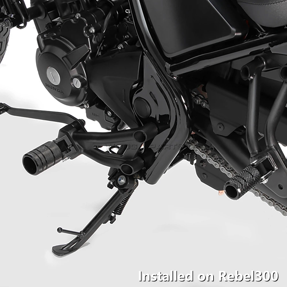 Gerändelte Fußrasten für Honda Rebel 500 Rebel 1100 Rebel 300 Rebel CMX 250 300 500 1100 hintere Beifahrerfußrasten Pedale CL 250 300 500 – Detail 7