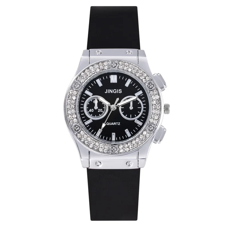 

Fashion Rubber Women Watches Luxurious Brand Casual Diamond Female Quartz Wristwatches Simple Sport Clock Relogio Feminino