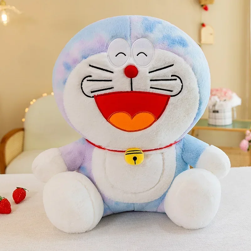 

Плюшевая милая игрушка Doraemon в виде кошки, мультяшная милая кукла в стиле Tie-Dye Дораэмон, тинбелл, кошка, плюшевые игрушки, большая кукла, детские подарки, подушка для девочек