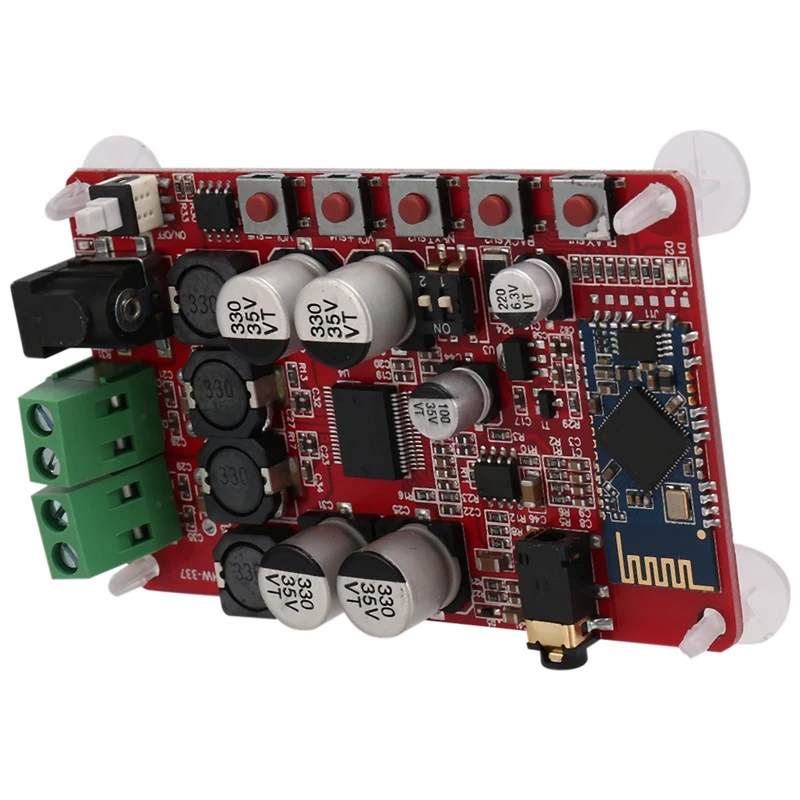 B63B-TDA7492P 50W+50W Digital Amplifier Board Wireless Bluetooth Audio Receiver Amplifier Board Module Power Supply 8-25V