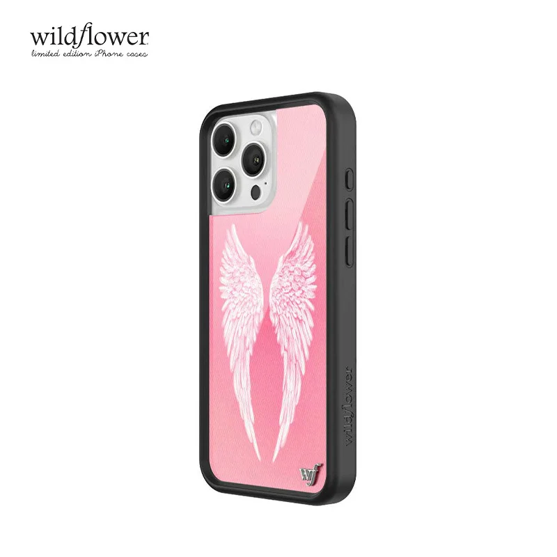 Wildflower Cute Angel Baby Wing Pink Cherub Anti-Fall Phone Case Cover