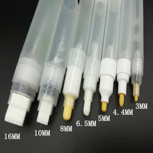 1PC Repeatable Plastic Empty Pen for Rod Liquid Chalk Paint Pen Barrels Tube Pen Markers Pen Accessories