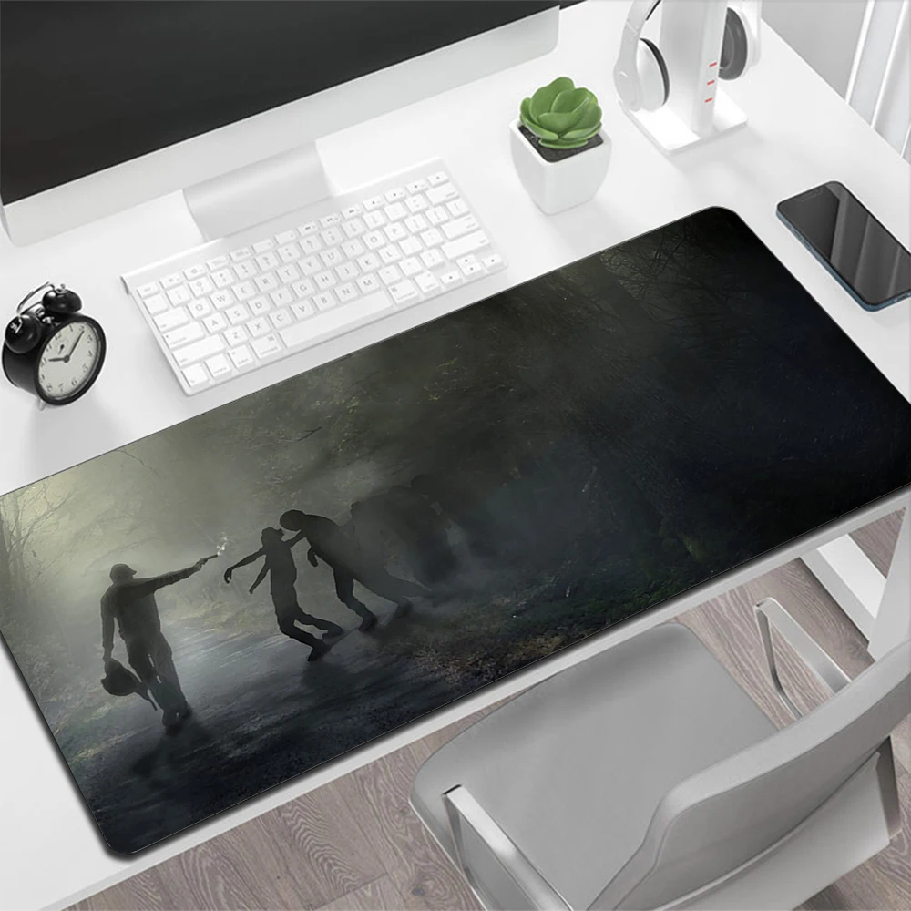 Tappetino Per Mouse Grande Scrivania 80x39,9 Cm - Motivo Autunnale Zucca, Antiscivolo