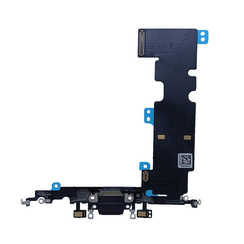 AliSunny 5pcs 충전 포트 플렉스 케이블 iPhone X XR XS 5 5S 5C SE 6 6S 7 8 Plus 충전기 독 커넥터 USB 수리 부품