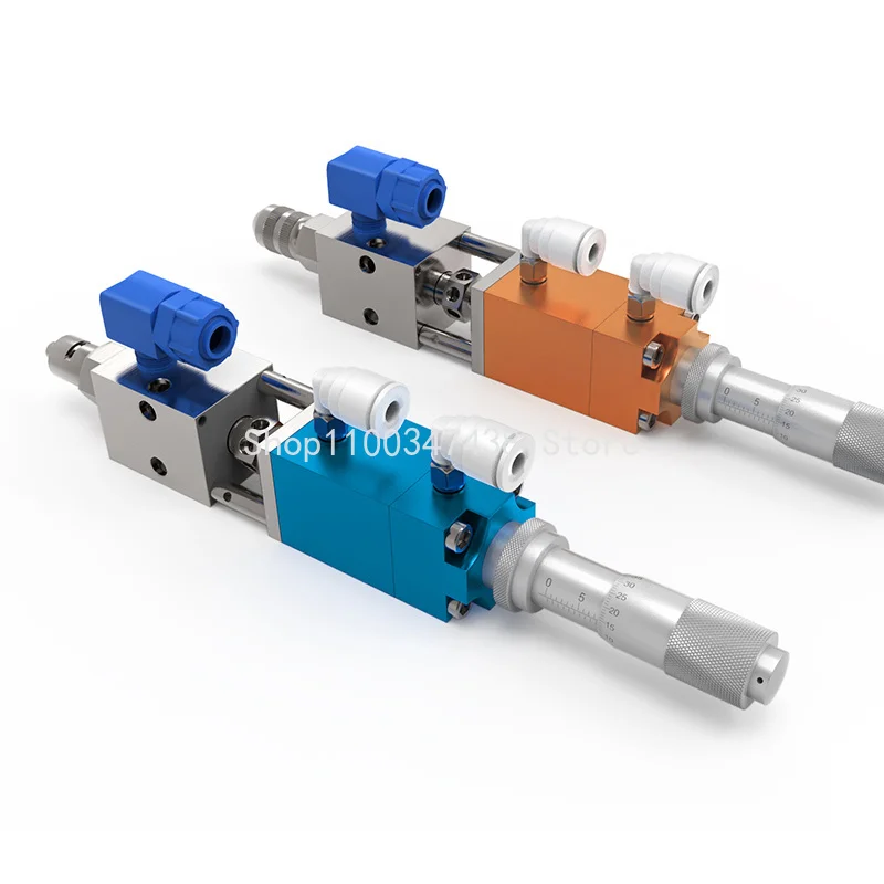 

QLH-21B Dispensing valve Thimble type Micrometer filling valve Pressure barrel dispensing valve dispensing machine nozzle