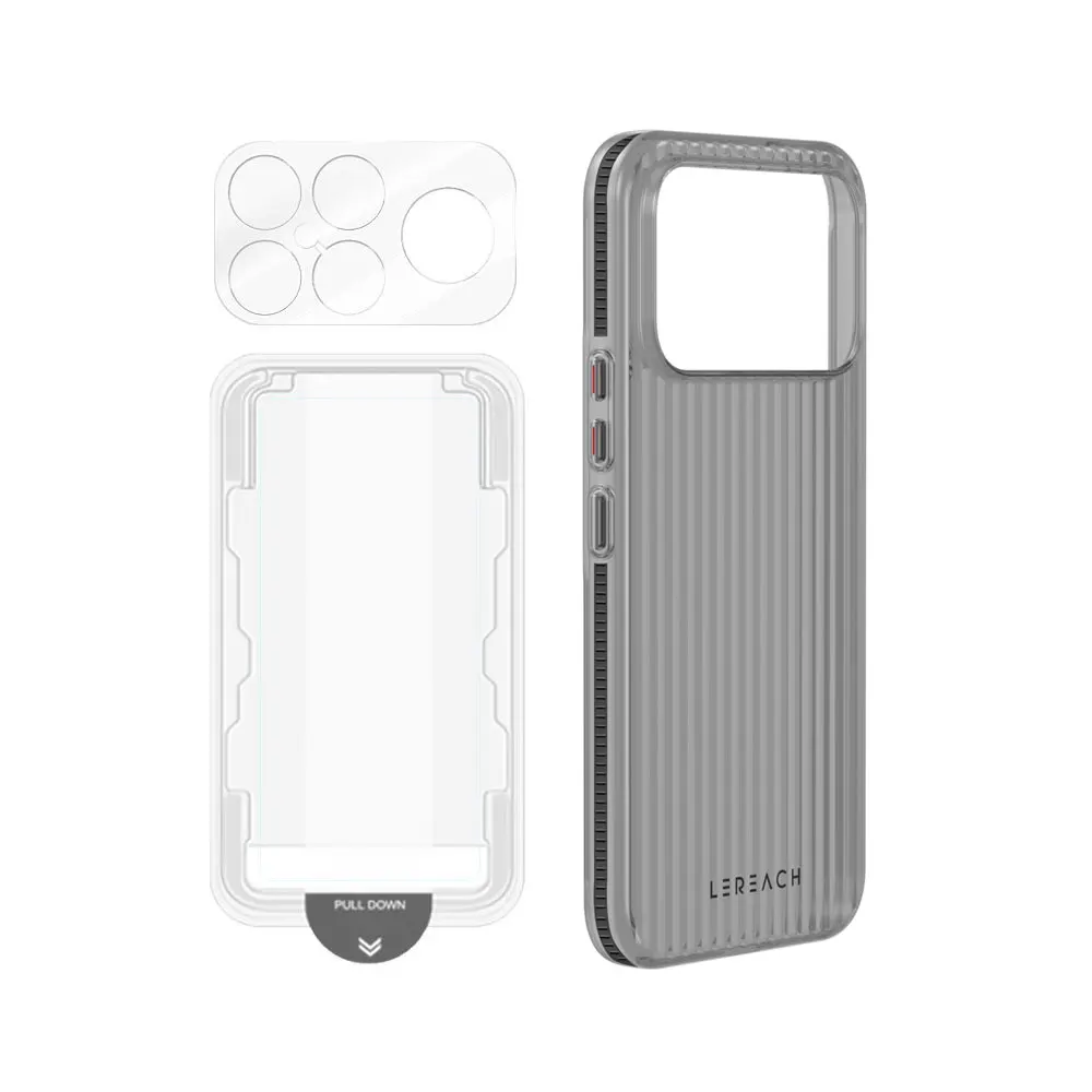 LeReach ICICLE Transparent Protective Case - Durable PC Hard Cover