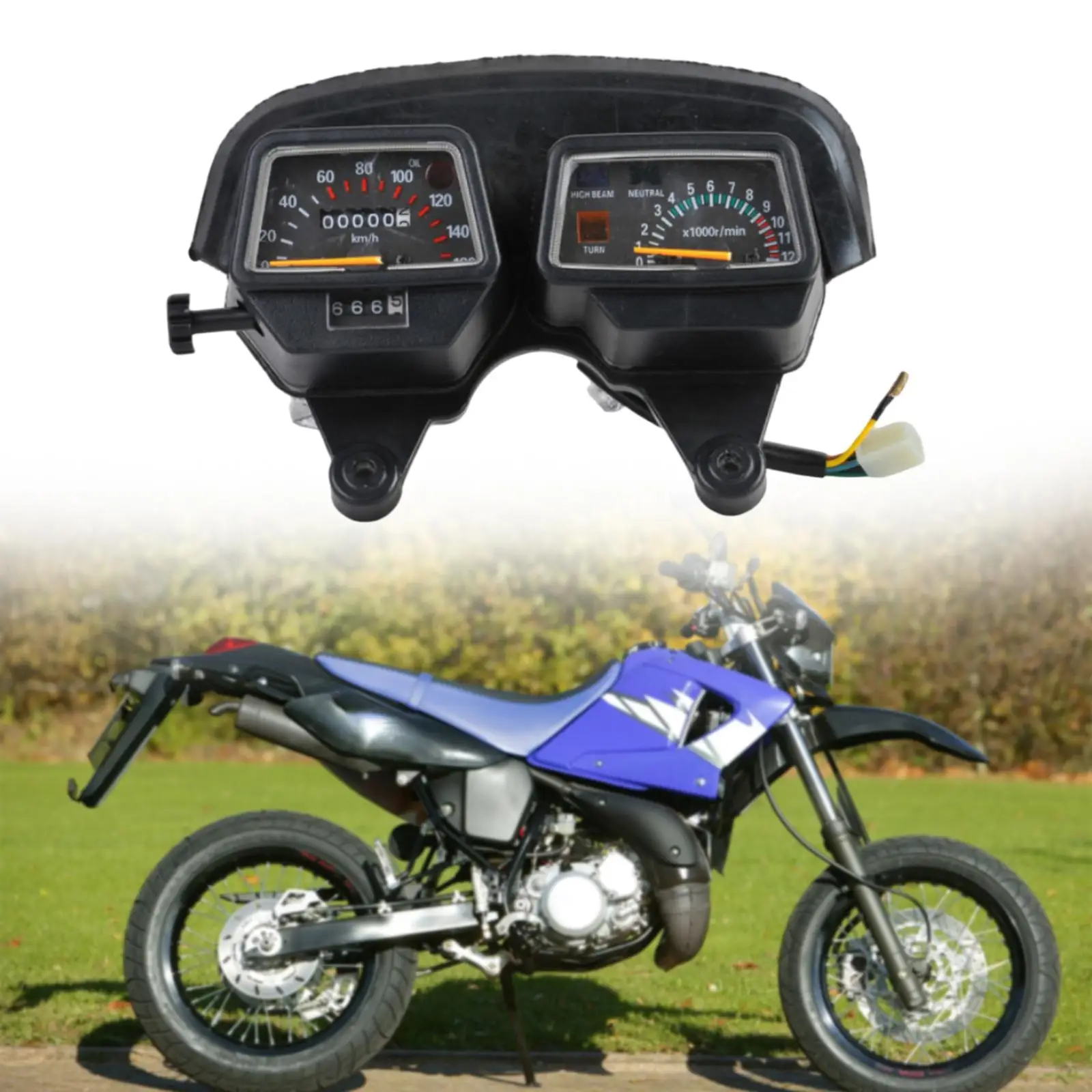 Speedometer Tachometer Spare Parts Motorcycle Gauge Cluster for Yamaha