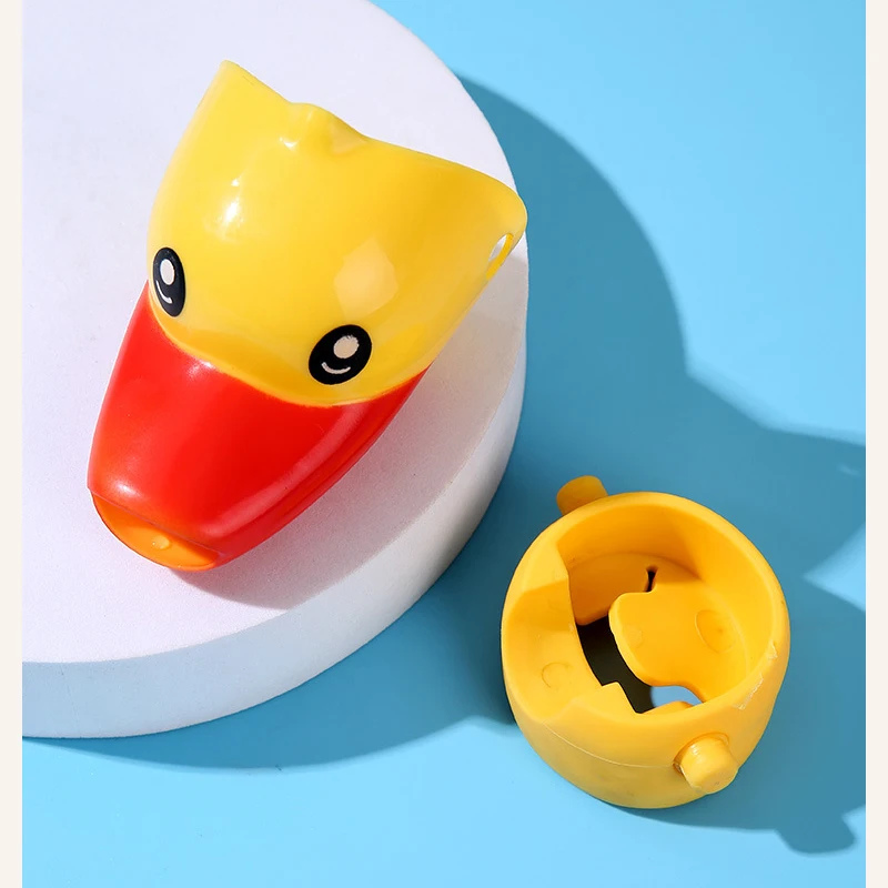Children's Faucet Extender Guide Sink Cute Extended Water Guide Baby Cartoon Silicone Hand Washing Extender Children Faucet Extender