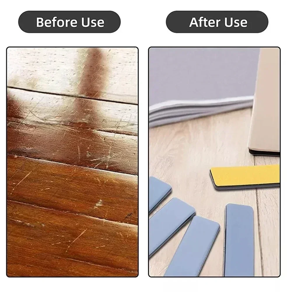 Furniture Gliders Furniture Leg Pads Furniture Foot Pads Rubber Furniture Feet Pads Furniture Feet 12pcs Heavy Furniture Sliders Gliders Movers Slide Set Self-Adhesive Table Chair Pads Floor Protector
