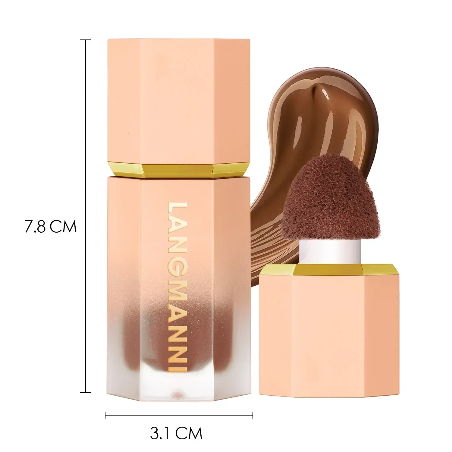 Facial Contour Stick Liquid Contour Stick Natural Matte Finish Highlighters Shadow Waterproof Contouring Wand