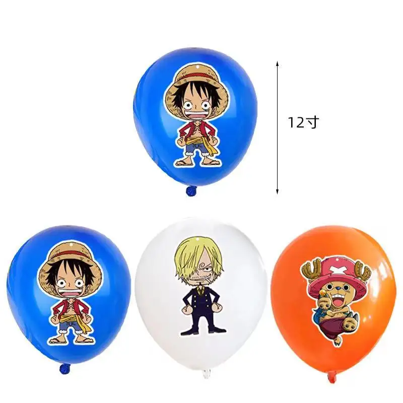 Popular ONE PIECE Luffy Party Supplies Children's Birthday Party Decoration and Table Accessories Party DIY Toy Gifts Baby Showe images - 6