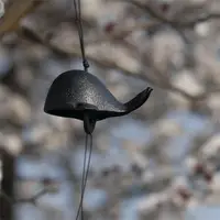 Wind Bell Japanese Style Cast Iron Metal Vintage Windchime Chinese Hanging Bell Pendants Garden Outdoor Room Decoration 2