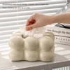 Tissue Container 19.5x15x10cm Light Luxury 2023 High-end Poly Long Eith Living Room Decoration Tissue Holder Ceramic Tissue Box 4