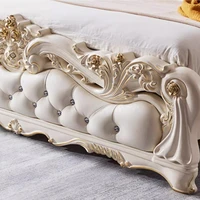 Lit de chambre nordique de luxe avec plateforme, style français, 180x200cm, pour filles princesse, accessoires de maison pour chambre à coucher 5