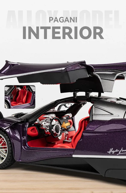 Scala 1:24 PAGANI Huayra BC Modello di auto sportiva