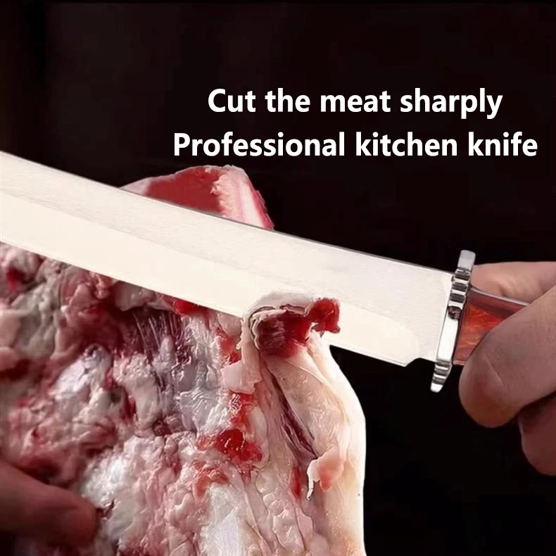 High-hardness Japanese kitchen knife stainless steel cooking knife butcher's professional lamb and beef cutting and boning knife image 2