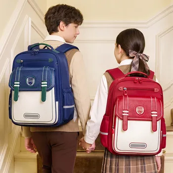 Spacious Backpack for Elementary Students,Durable Stylish School Bag for Boys Girls,Kids Bookbag Back to School 1