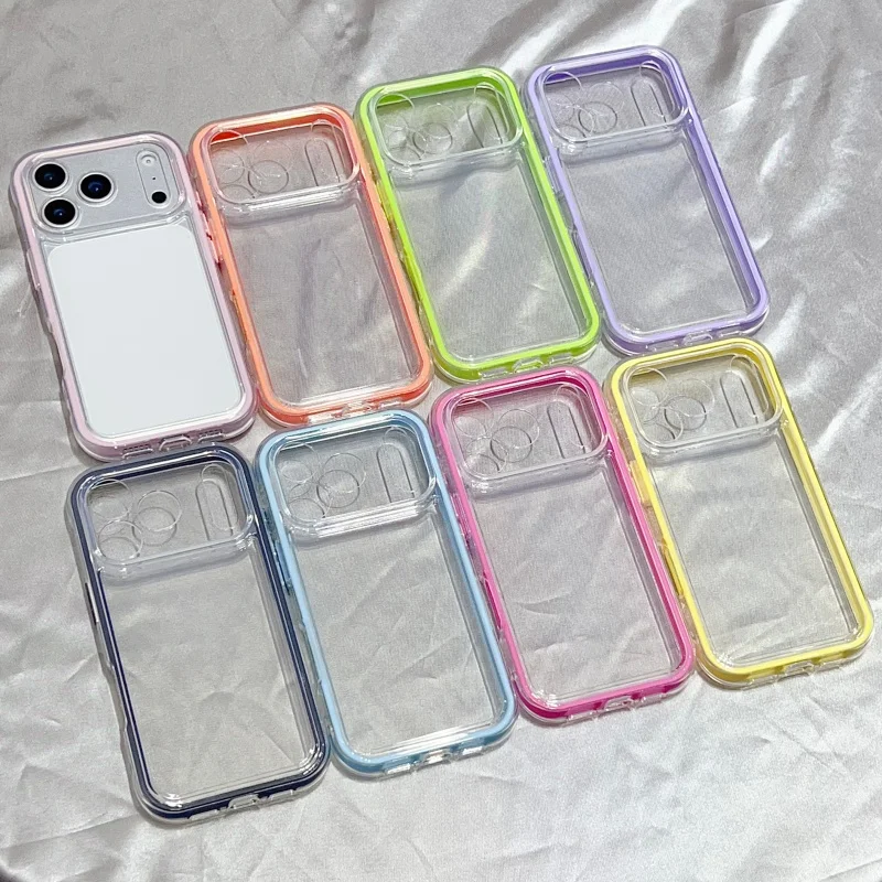 Luxury Crystal Clear Shockproof Phone Case - Ultra Slim & Transparent Hard Shell Design