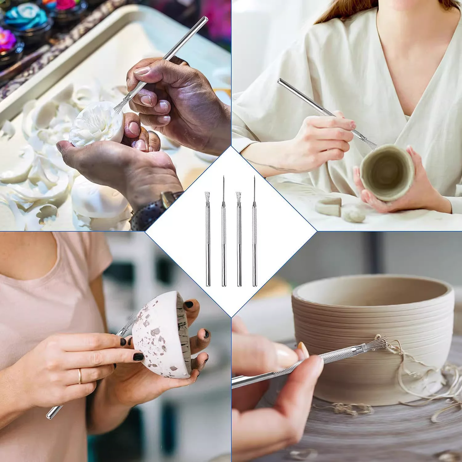 Ceramic Tools Set for Pottery Sculpting and Clay Modeling