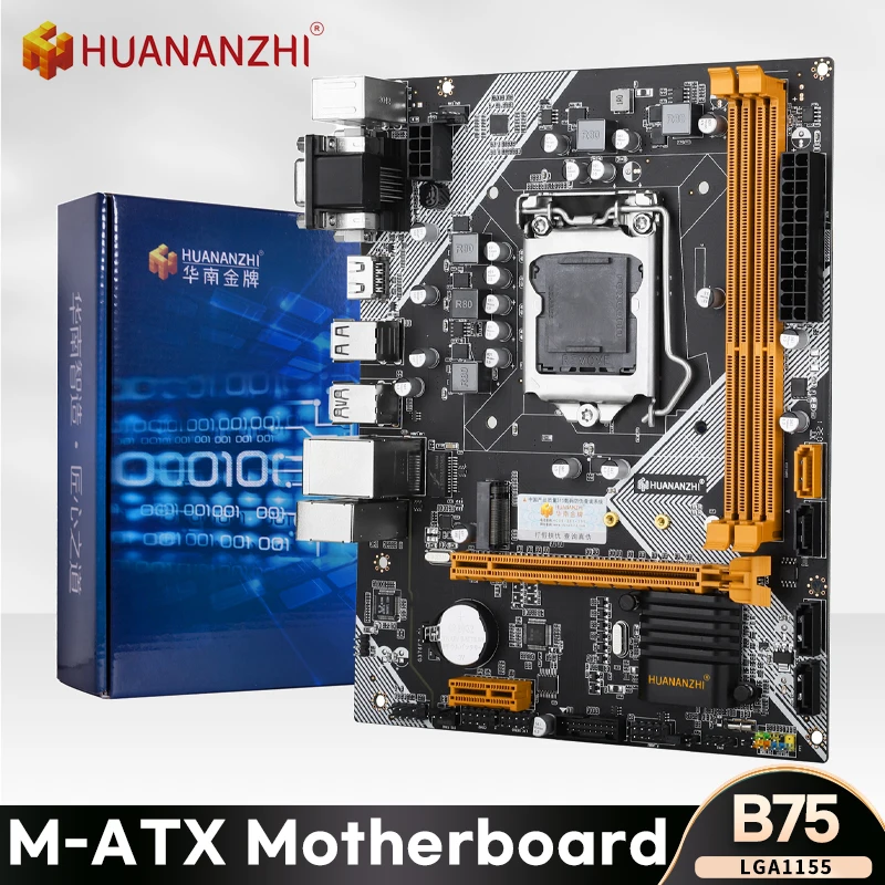 

HUANANZHI B85 Motherboard M-ATX DDR3 1600MHz 16GB M.2 SATA3 USB3.0 VGA DVI HDMI-Compatible Mainboard Intel LGA 1150 i3 i5 i7 E3