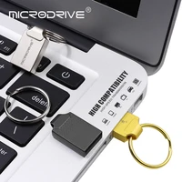 Microdrive Brand Super Mini Metal USB2.0 Flash Drive 32gb 16gb Pen Drive 4g 8g Usb Stick Pendrive 64gb 128gb Memory Disk Usb Key 3