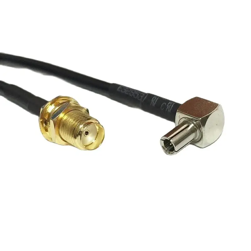 

1pc New 3G Antenna Extension TS9 Right Angle Connector to SMA Female Jack Nut RG174 Pigtail Cable 20CM 8" Wholesale Fast Ship